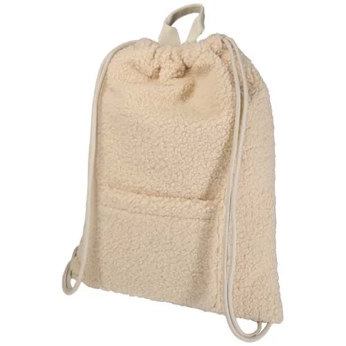 Sac à dos avec cordon sherpa recyclé GRS de 9 L Bear
