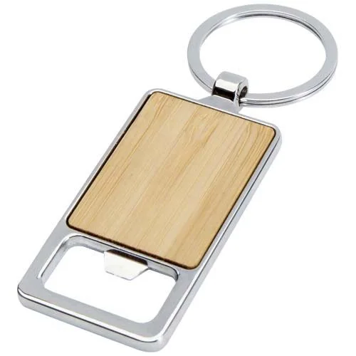 Porte-clés en bambou avec décapsuleur Snapper