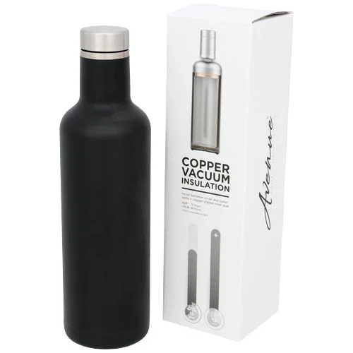 Bouteille Pinto avec isolation par le vide et couche de cuivre 750ml