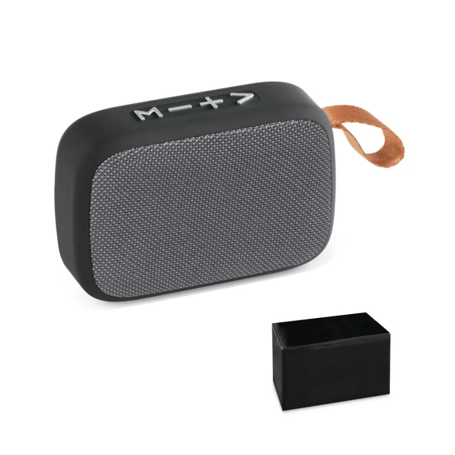 Gante – Enceinte portable 3W avec autonomie de 2h en polyester et ABS