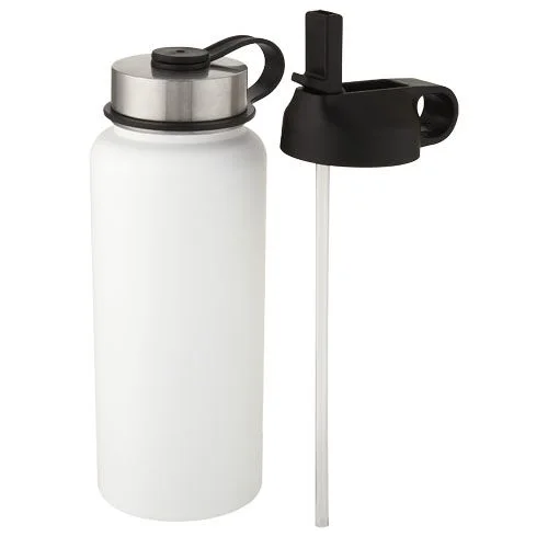 Bouteille de sport isotherme Supra 1 l avec couche de cuivre et 2 couvercles