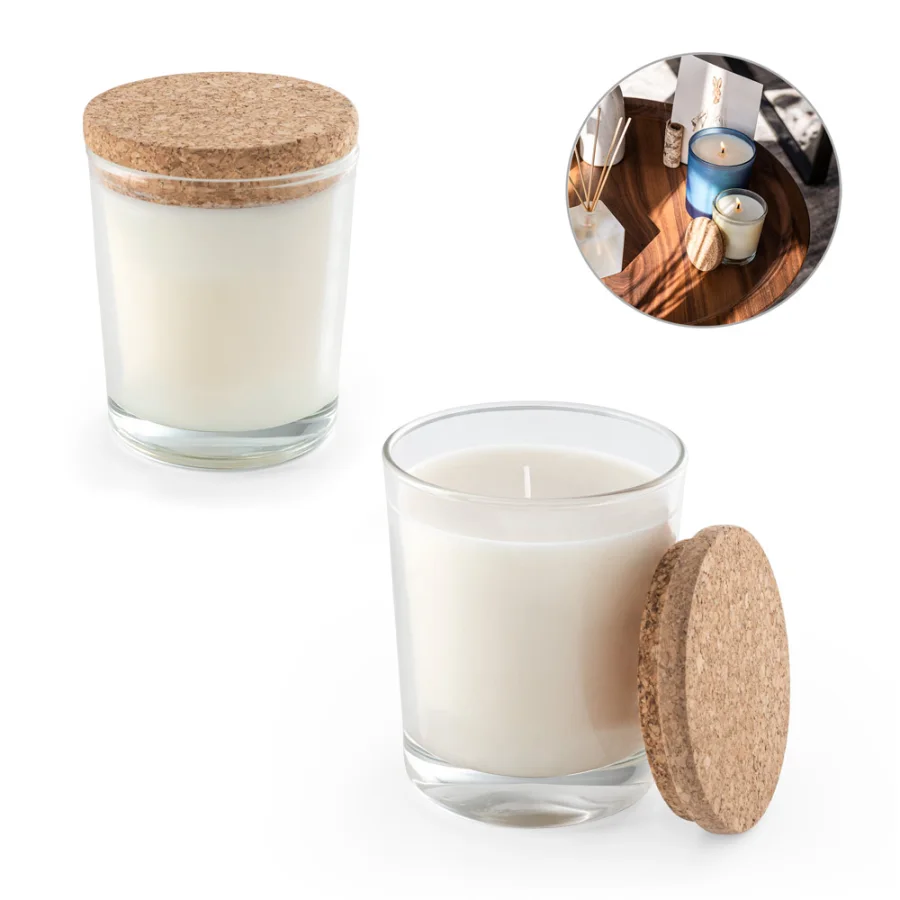 Zen 180 – Bougie aromatique dans une coupelle en verre