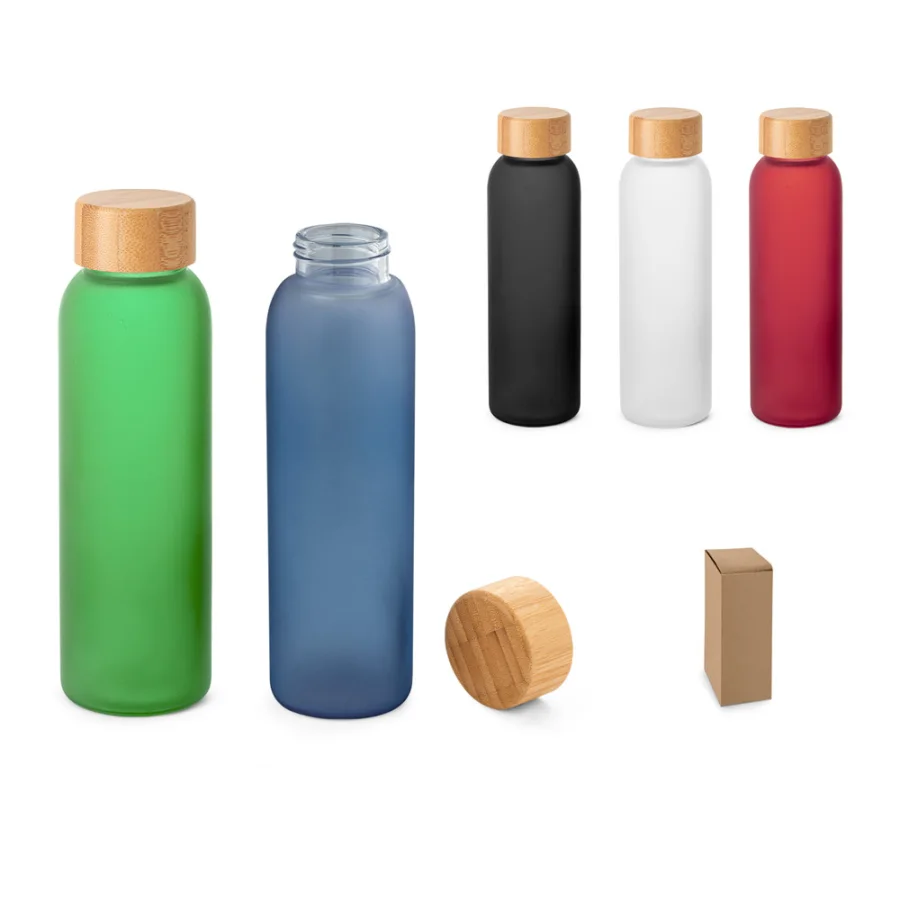 Lillard Glass – Bouteille en verre dépoli 520 ml