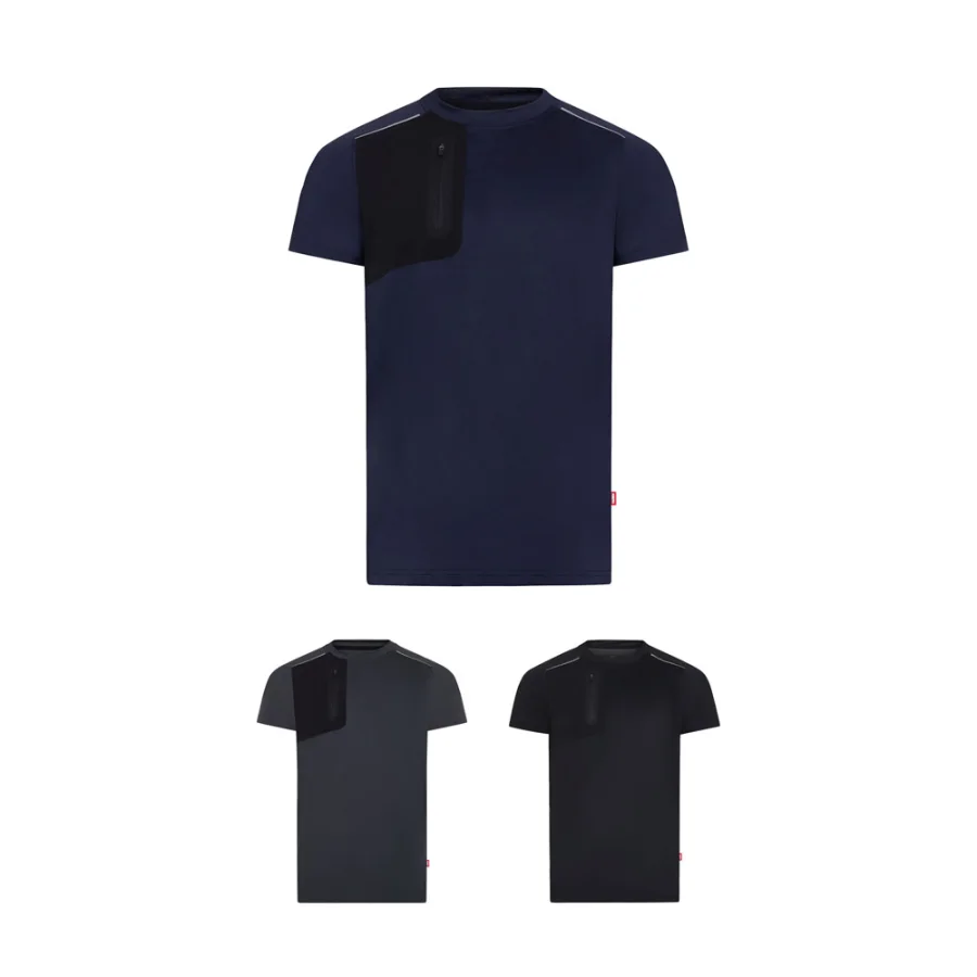 VL Rhea – T-shirt technique gaufré (110 g/m²), composé à 100 % de polyester recyclé