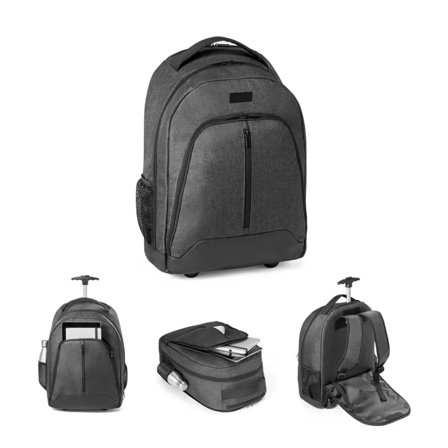 Eindhoven – Sac à dos trolley pour ordinateur portable 15'6'' en polyester 600D