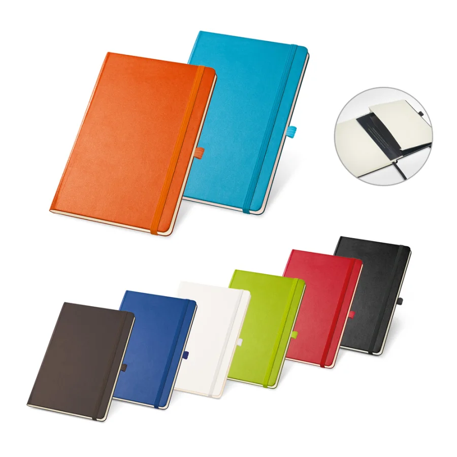 Twain – Bloc notes A5 à feuilles lignées en couleur ivoire