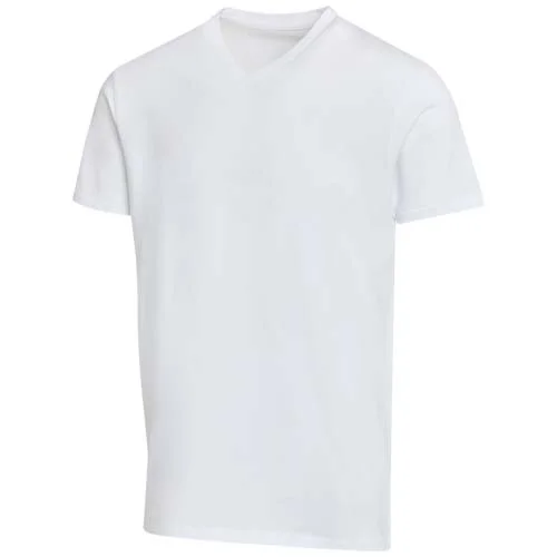 T-shirt unisexe en coton bio certifié OCS Balfour à manches courtes et col en V de 200 g/m²