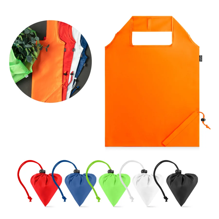 Beira – Sac pliable en 190T polyester recyclé (100% rPET)