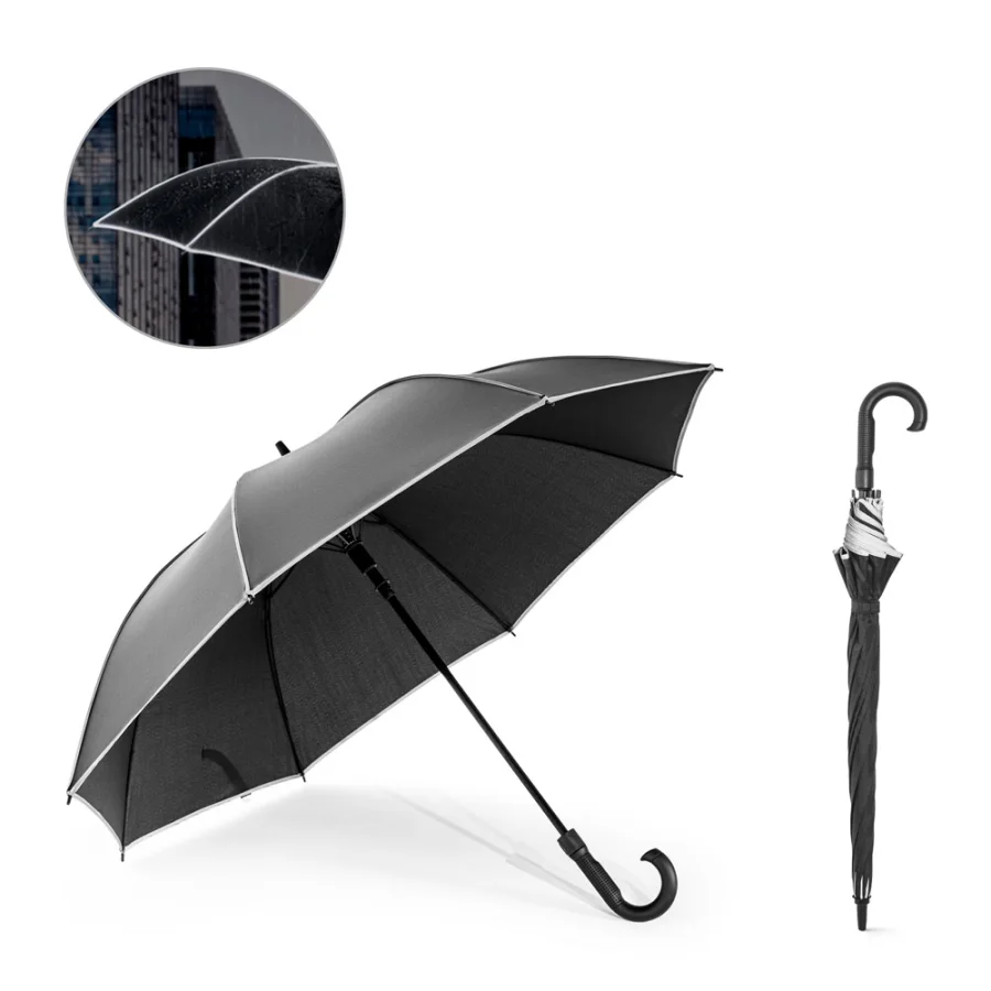 Finnley – Parapluie 27" en polyester recyclé (100% rPET) pongé 190T coupe-vent