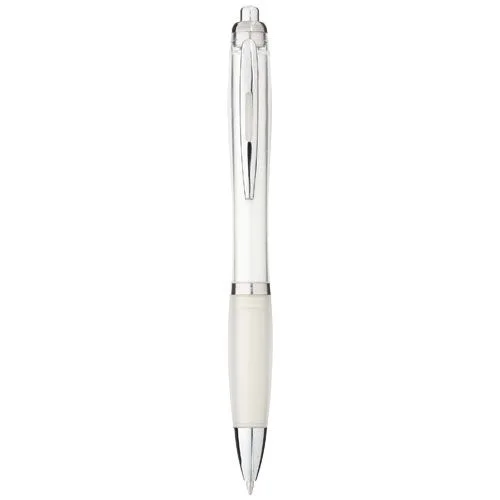 Stylo bille avec corps et grip colorés Nash (encre bleue)