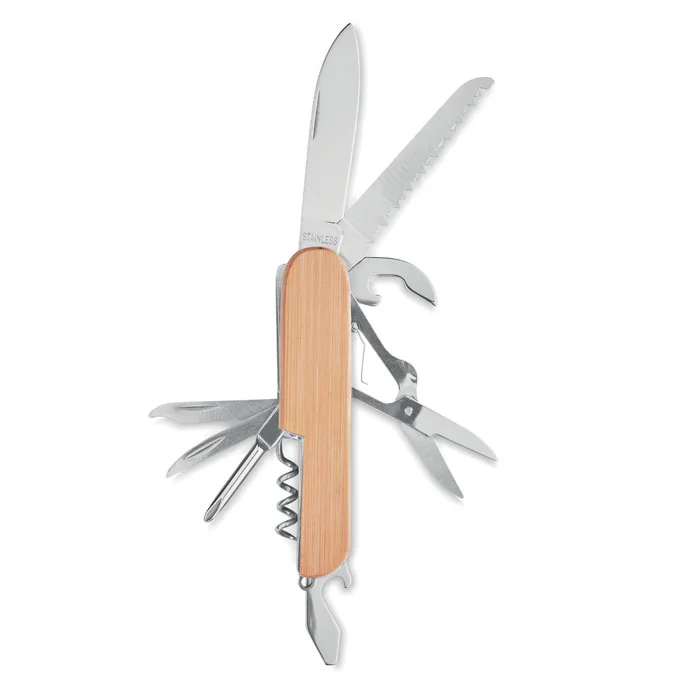 Lucy Lux – Couteau multi outils en bambou