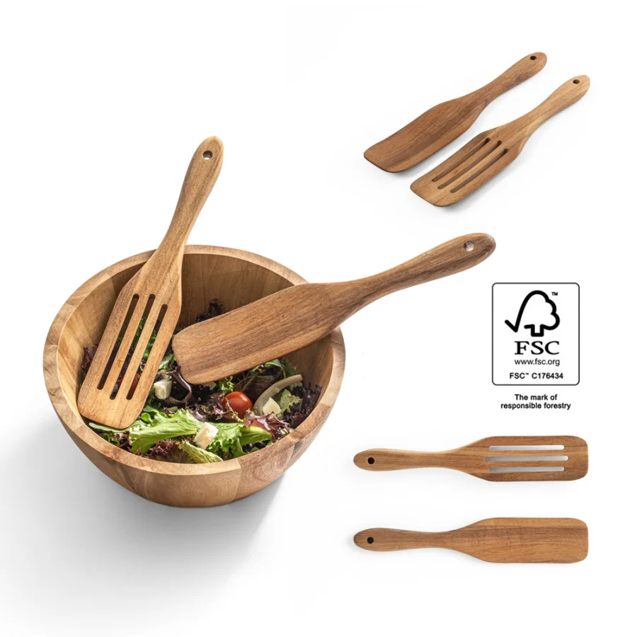 Batali – Set de deux couverts en bois d'acacia