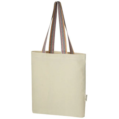 Sac shopping Rainbow de 5 l en coton recyclé 180 g/m²