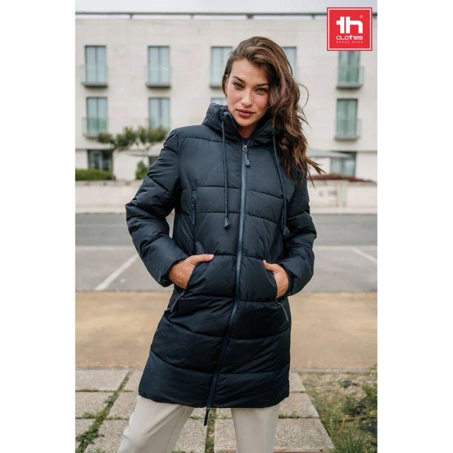 THC Brussels – Veste parka unisexe rembourrée