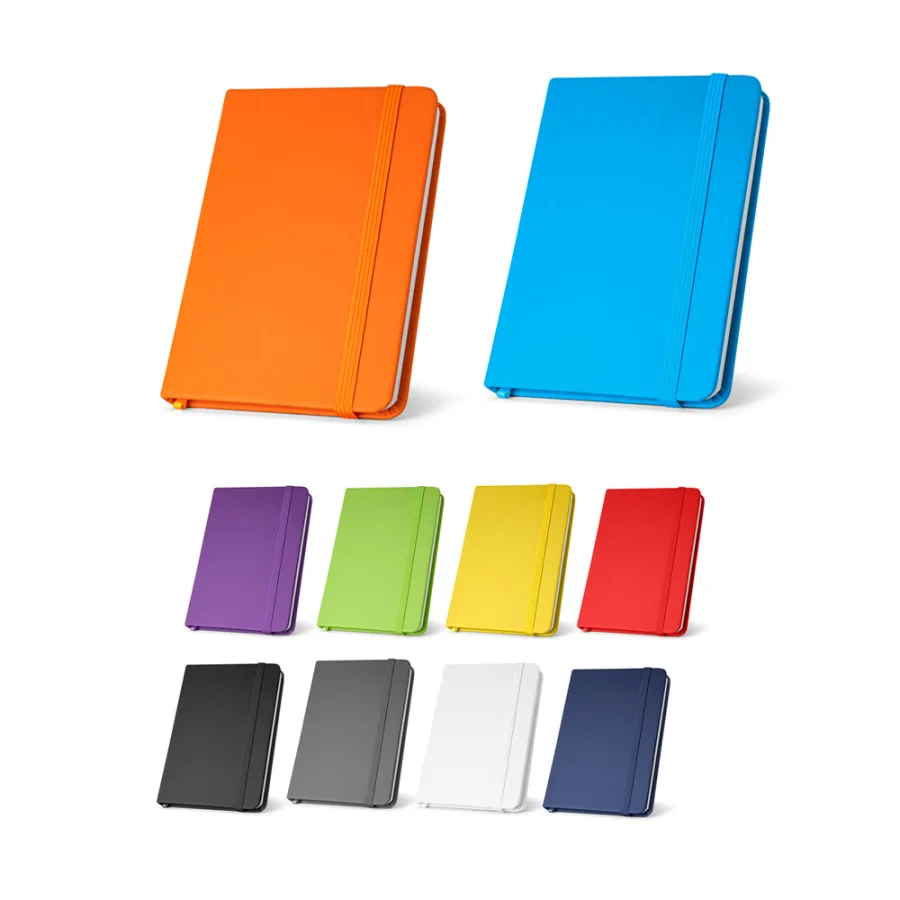 Hemingway – Bloc notes A5 en PU avec feuilles unies