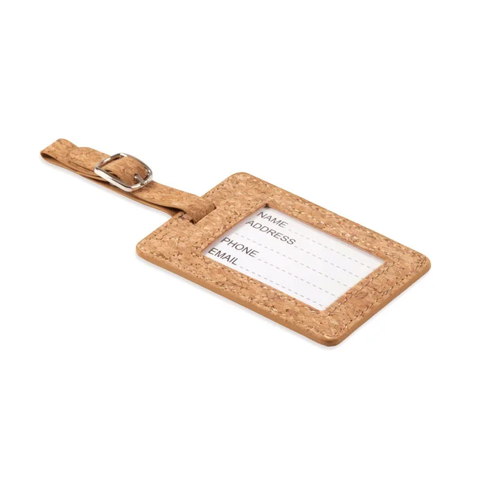 Coco – Etiquette à bagage en liège