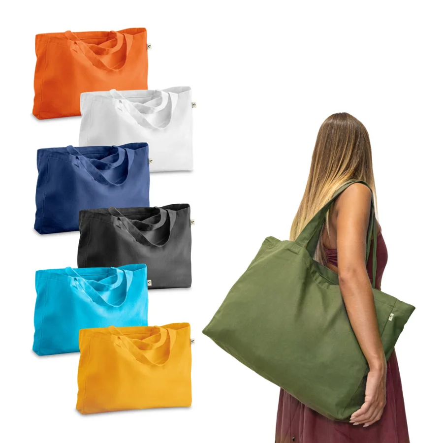 Camden – Sac en coton (50%), coton recyclé (30%) et polyester (20% rPET) (280 g/m²)