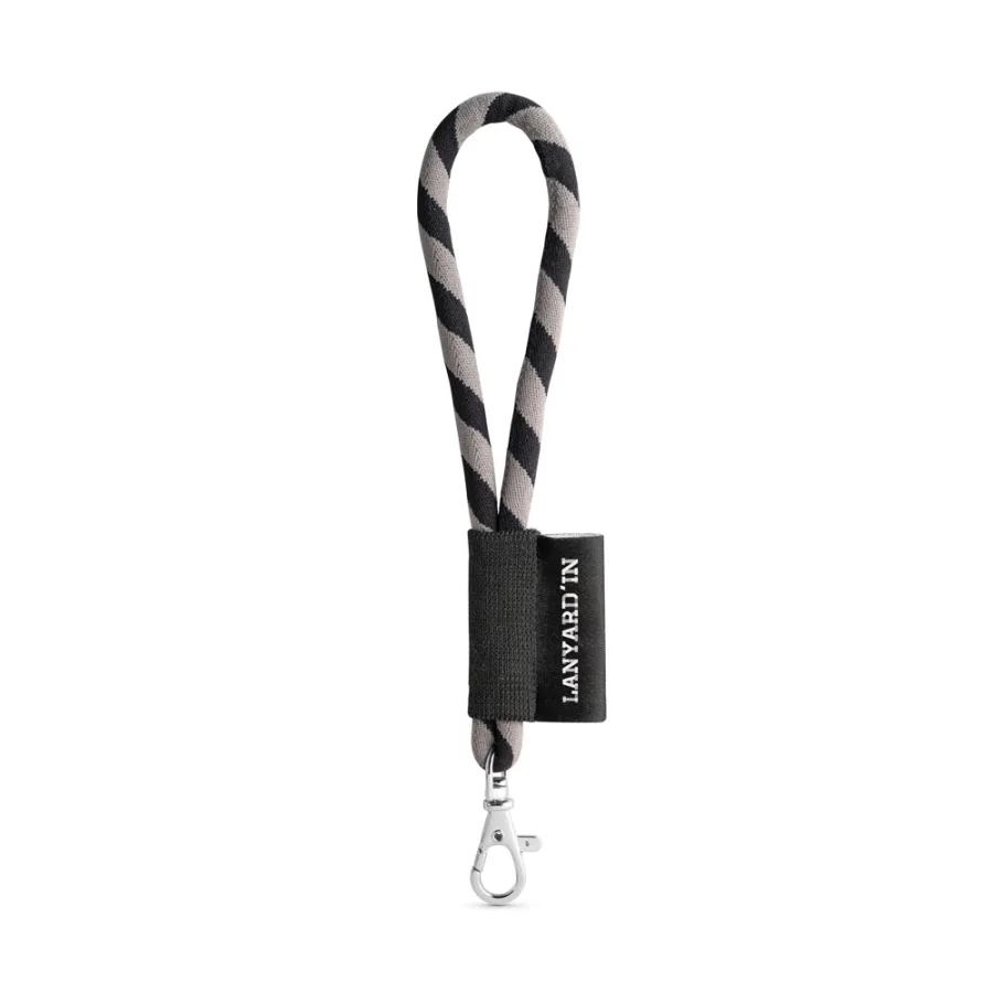 SET Lanyard TUBE Short (Ø 7 mm) avec mousqueton à doigt de 9 mm