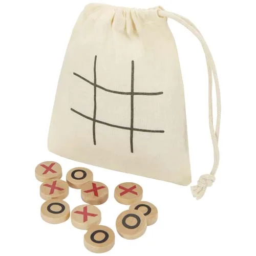Jeu de morpion Whorl en bois