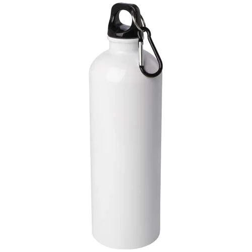Bouteille d'eau Oregon de 750 ml simple paroi en acier recyclé certifié RCS avec mousqueton