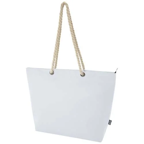Sac shopping Panama recyclé GRS isotherme de plage avec poignées en cordelette 23L