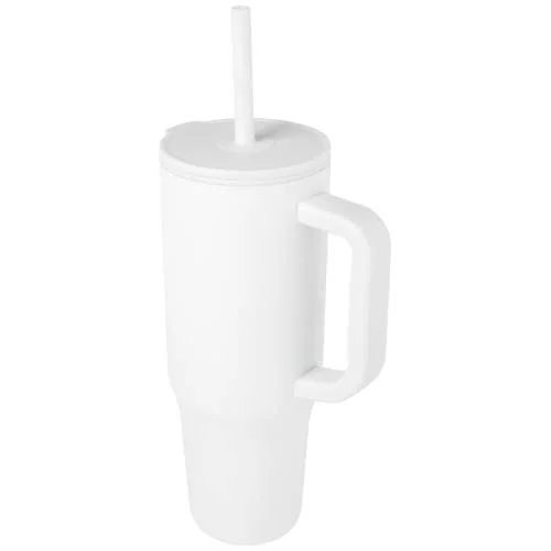 Gobelet isotherme Brady 900 ml certifié RCS avec paille en silicone