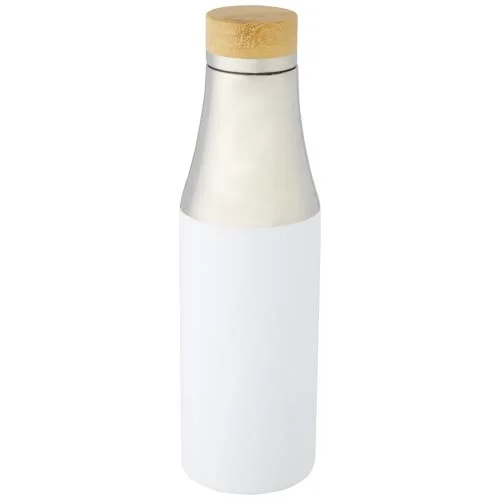 Bouteille Hulan de 540 ml en acier inoxydable avec cuivre et isolation par le vide avec couvercle en bambou