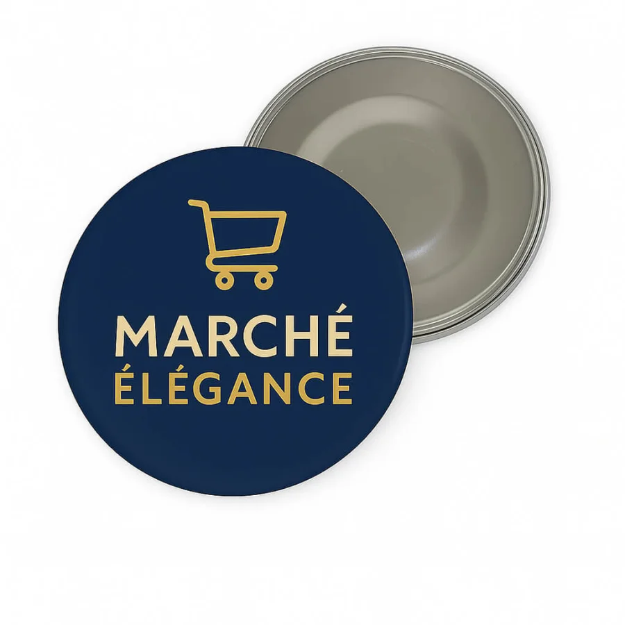 magnet badge rond ⌀ 6,5cm