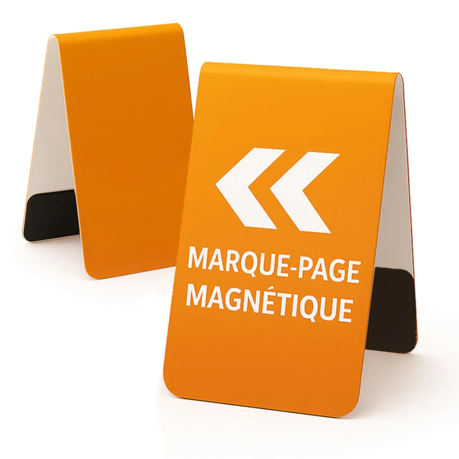 Marque page magnétique / Format fermé 5,5 x 4 cm