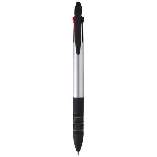 Stylo bille Trine recyclé RCS 3 encres avec stylet