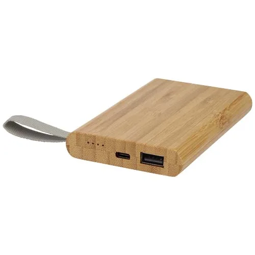 Batterie de secours Tulda de 5 000 mAh en bambou