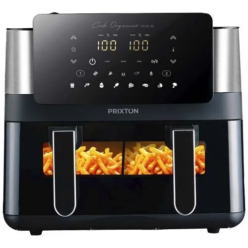 Friteuse à air double 8 L Prixton Cook Organics