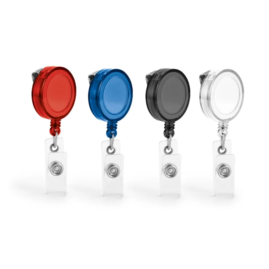 Yeats – Porte-badge extensible avec clip métallique
