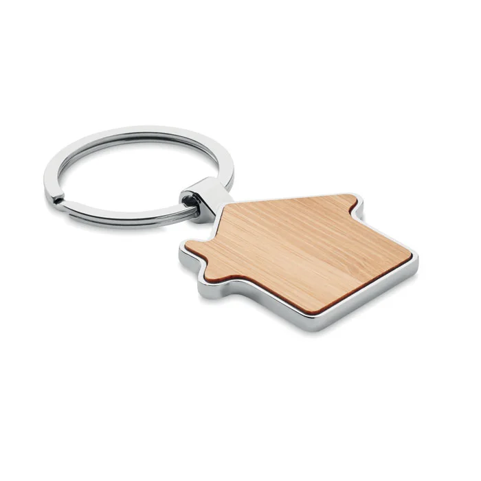 Burnie – Porte-clés maison métal bambou