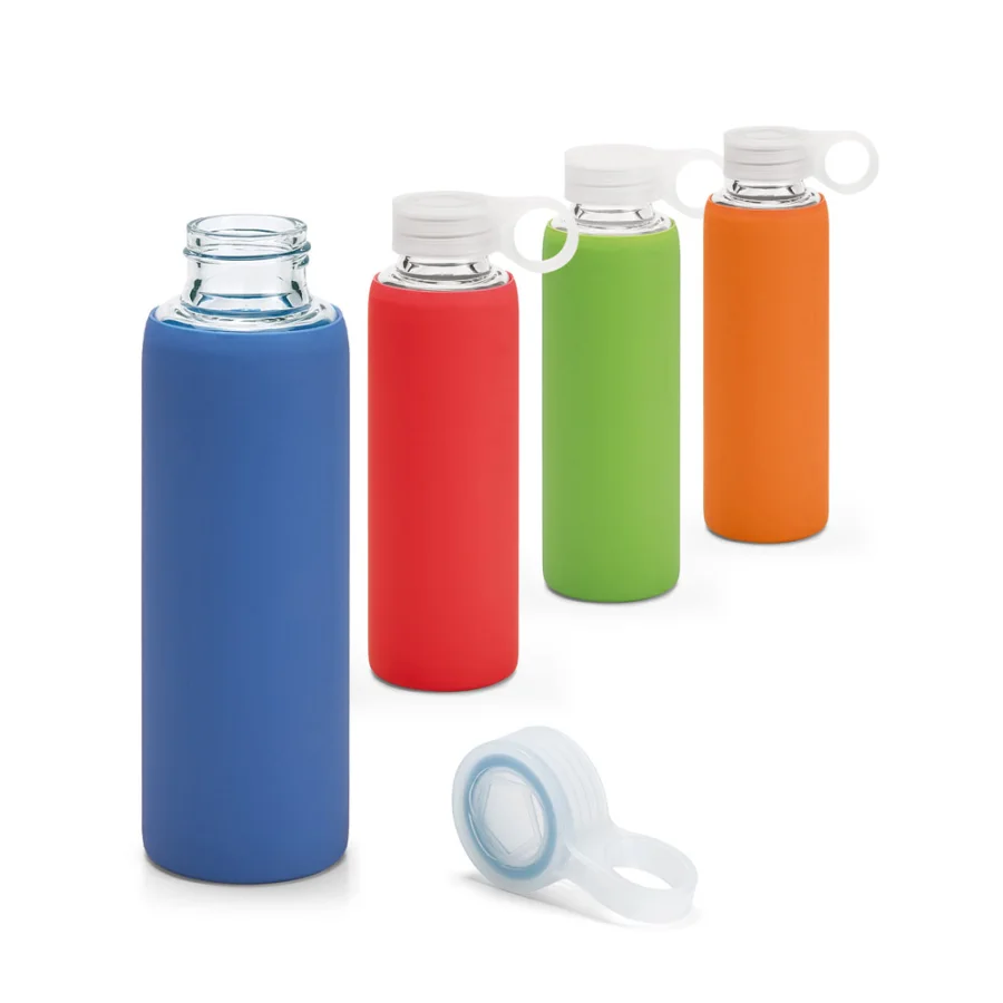 Dhabi – Bouteille de sport en verre borosilicate 380 ml