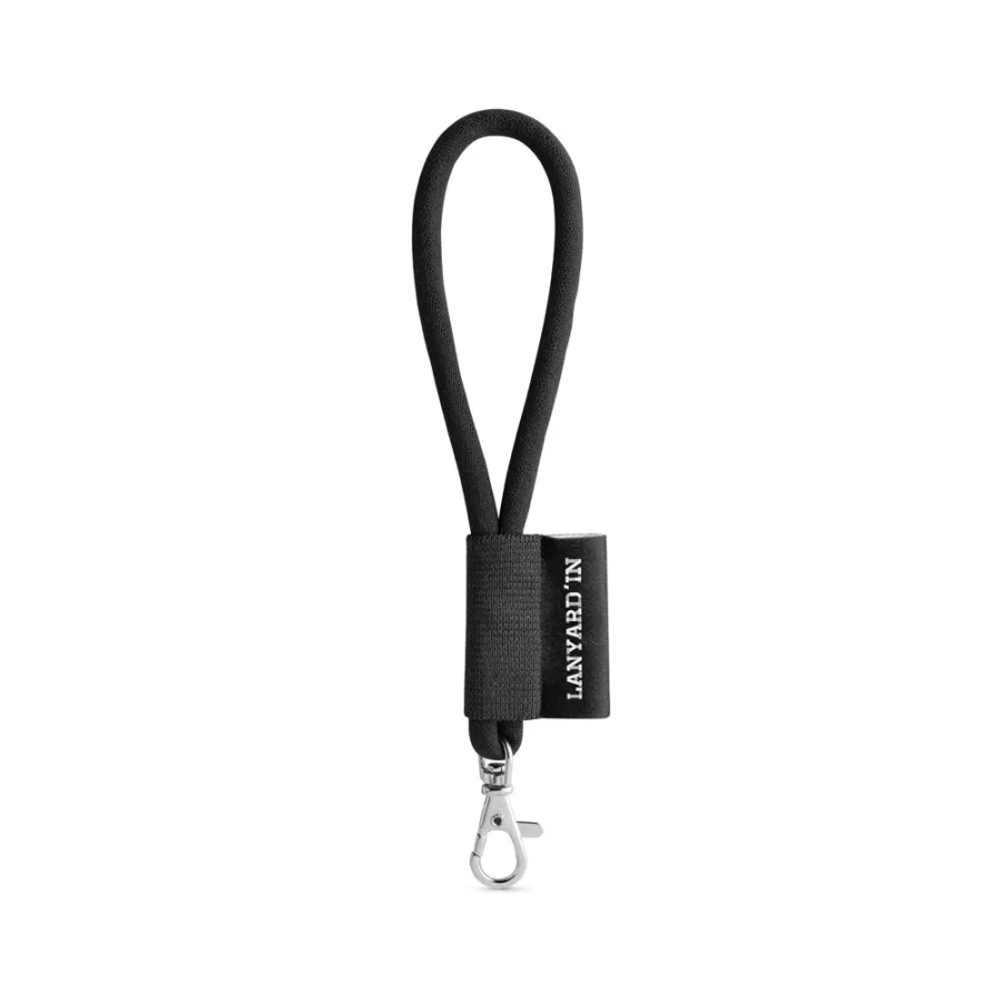 SET Lanyard TUBE Short (Ø 7 mm) avec mousqueton à doigt de 9 mm