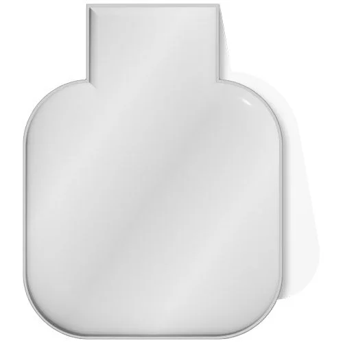 Aimant carré RFX™ réfléchissant en PVC M-10 RFX™