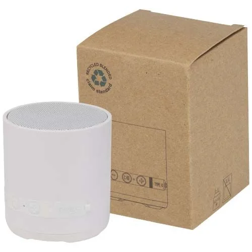 Haut-parleur Hunor sans fil de 3 W en plastique recyclé