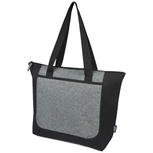 Sac shopping Reclaim recyclé GRS bicolore à fermeture éclair de 15 L