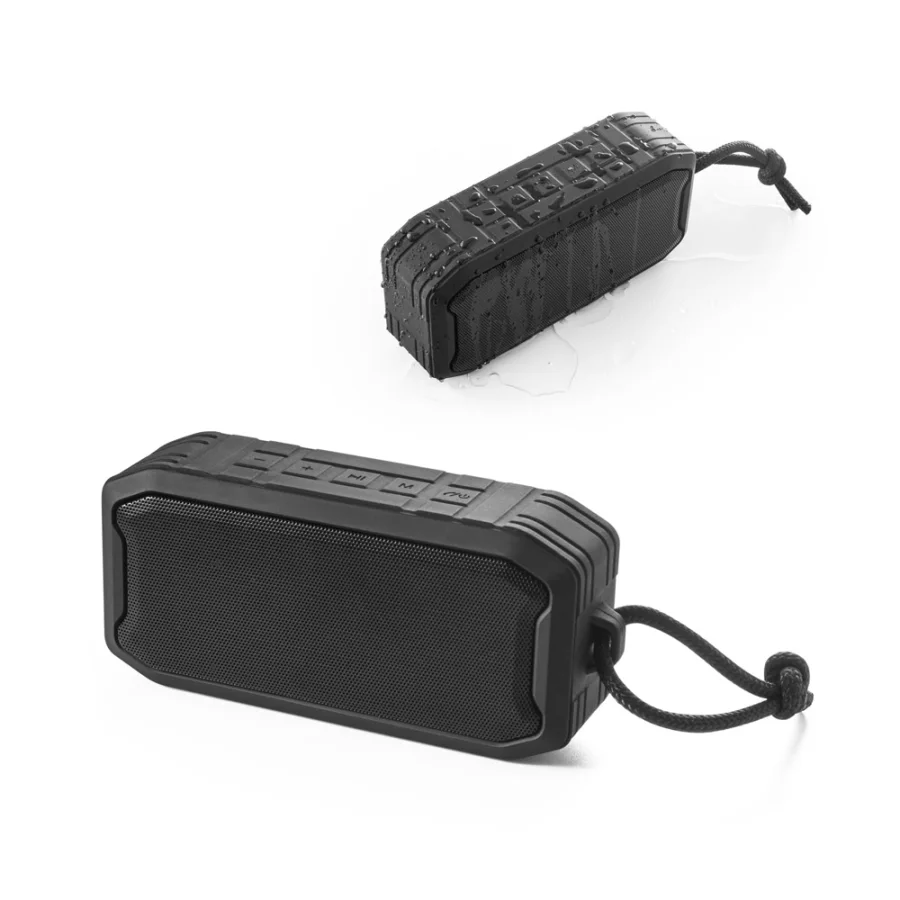 Sheeran – Enceinte portable 10W avec IPX7 et autonomie de 9h en ABS recyclé