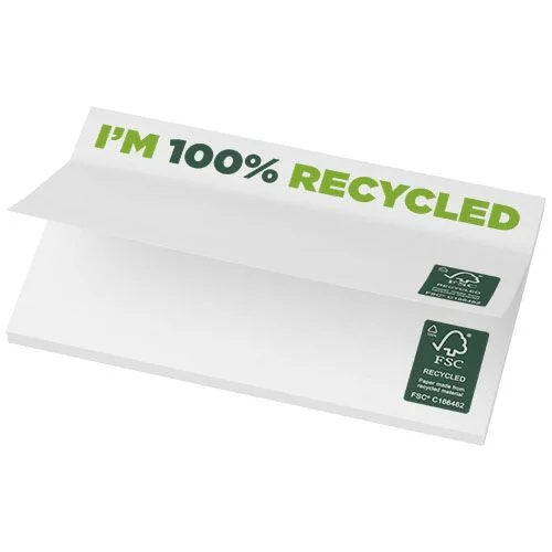 Mémos autocollants recyclés 127 x 75 mm Sticky-Mate®