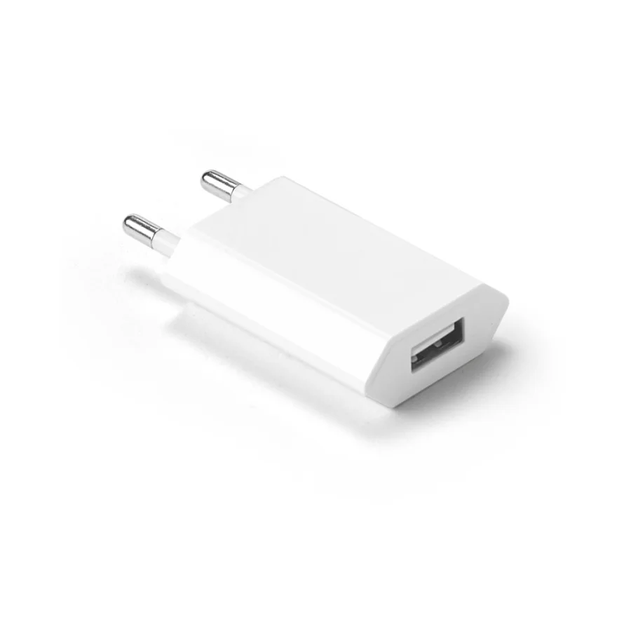 Woese – Adaptateur secteur USB-A 5W en ABS recyclé (100 % rABS)