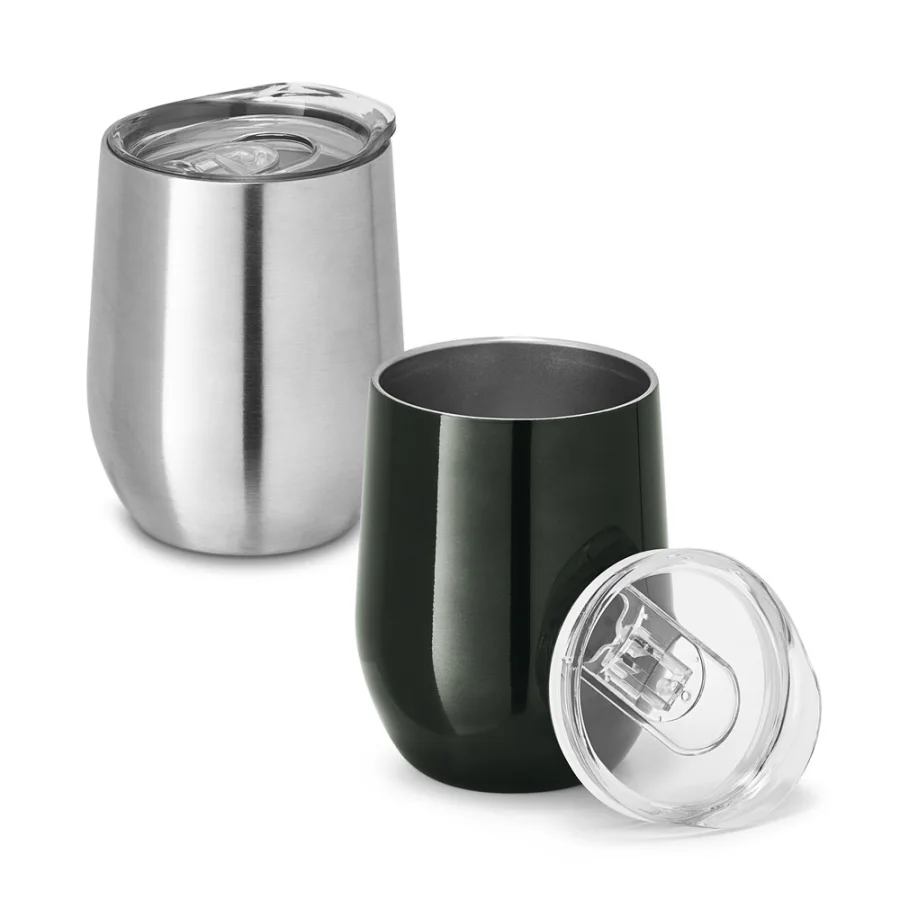 Ronde – Verre de voyage en acier inoxydable 400 mL